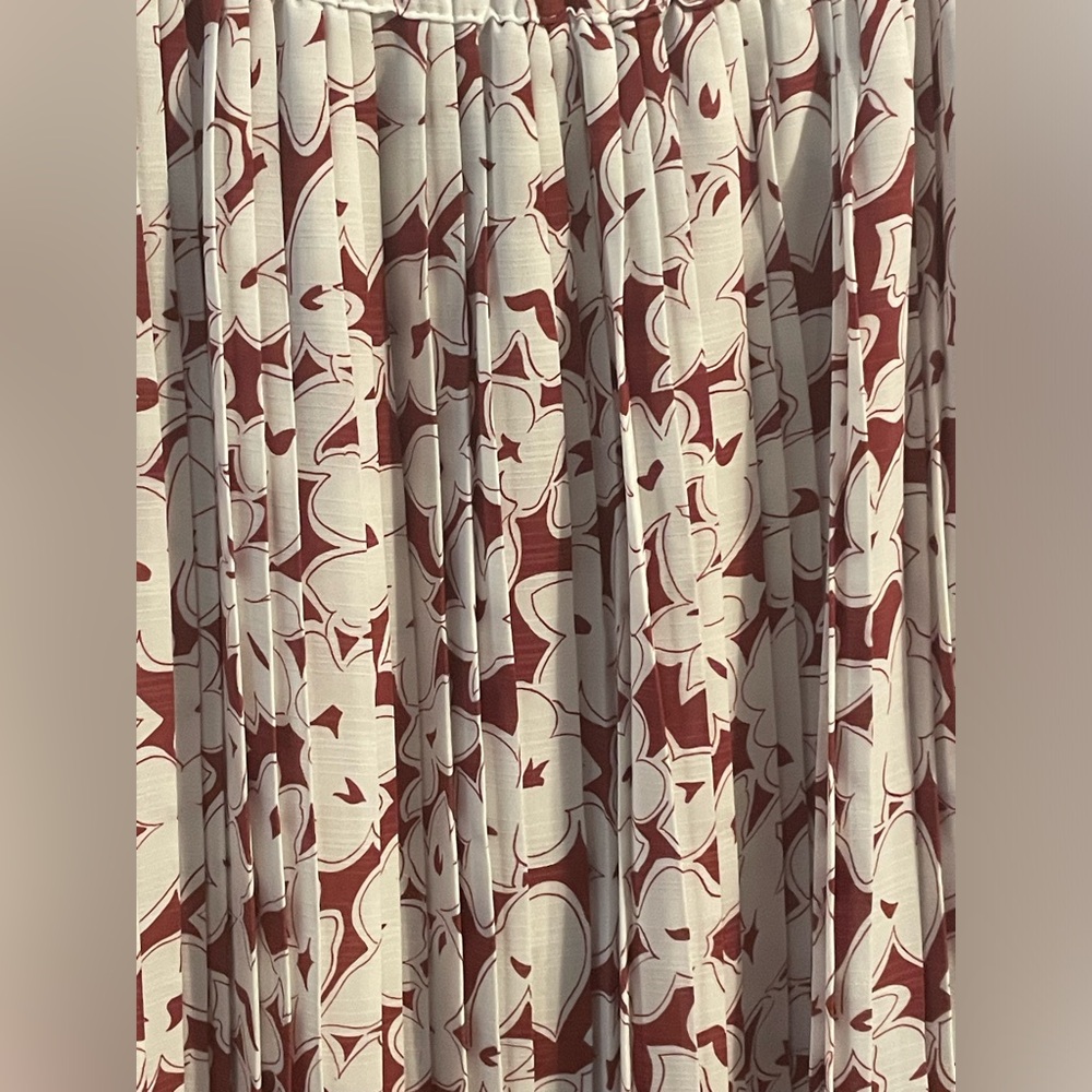 Diane Freis Vintage Floral Georgette Midi Skirt